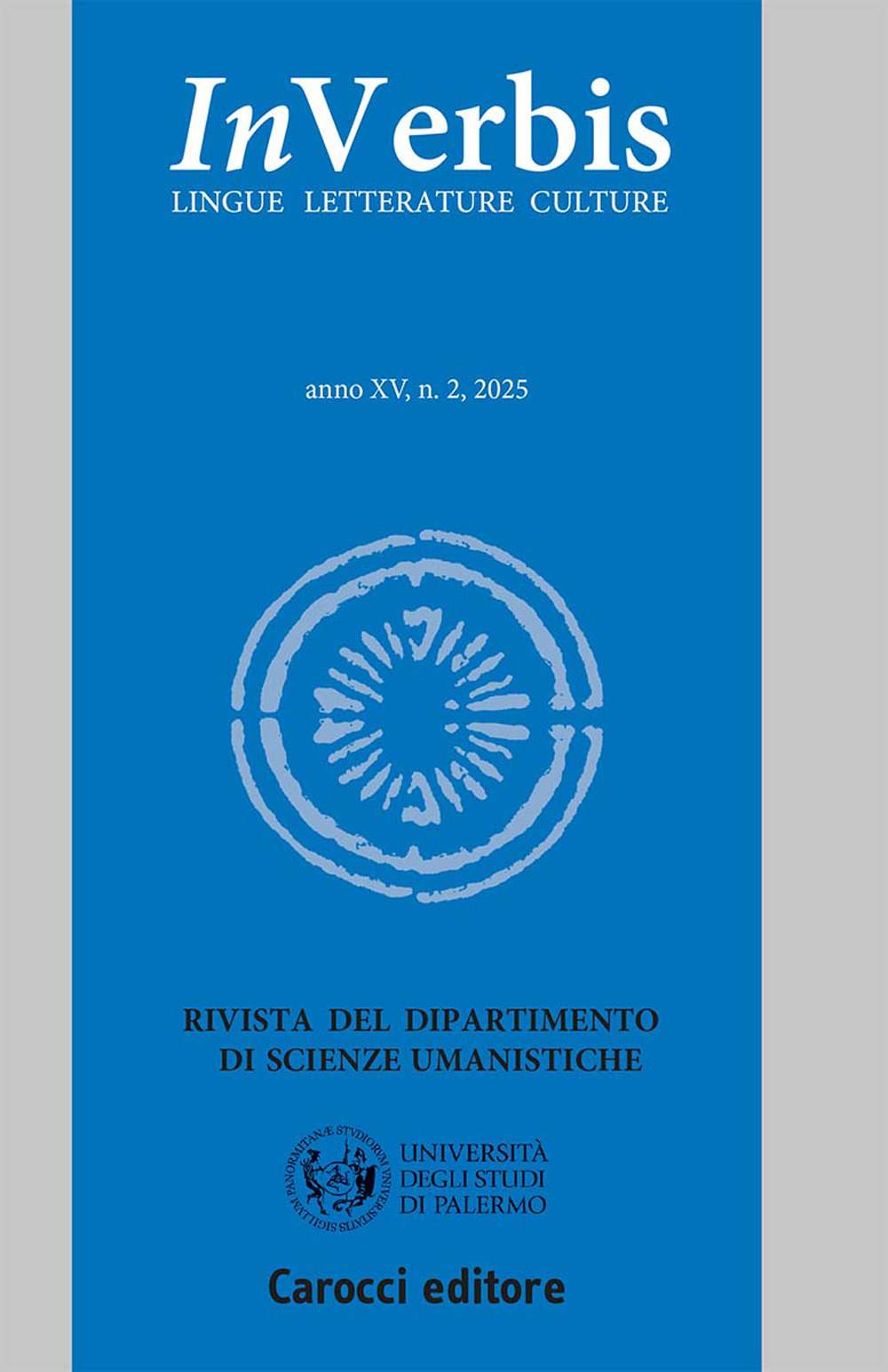 Inverbis. Lingue letterature culture (2025). Vol. 2