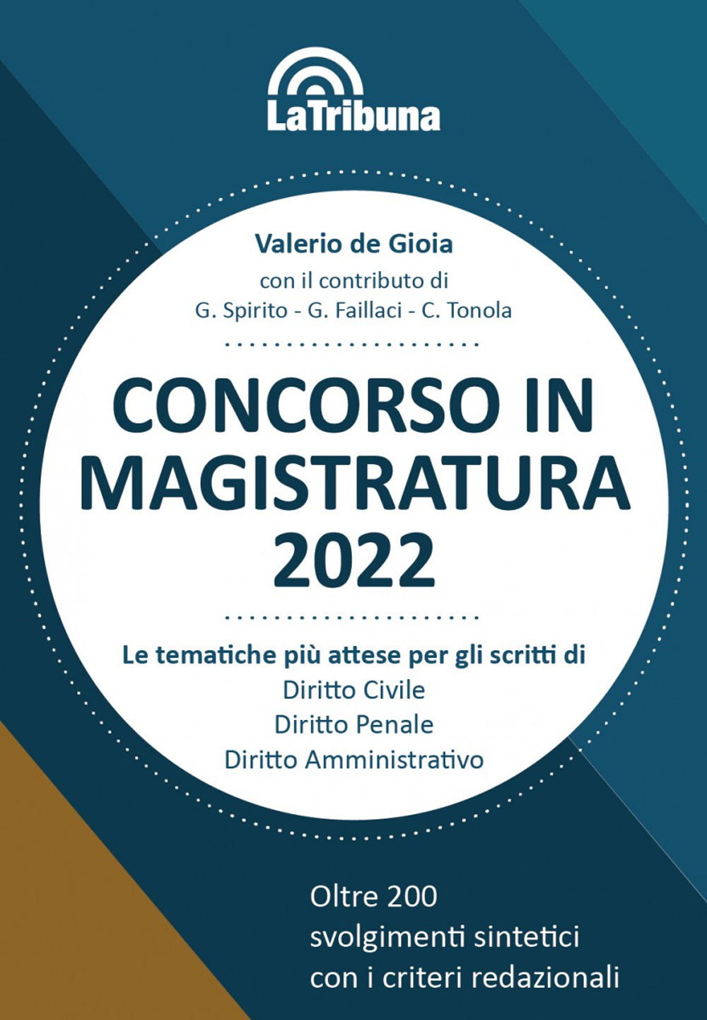 Concorso in magistratura 2022. Le tematiche più attese per gli scritti di Diritto civile, Diritto penale, Diritto amministrativo. Oltre 200 svolgimenti sintetici con i criteri redazionali