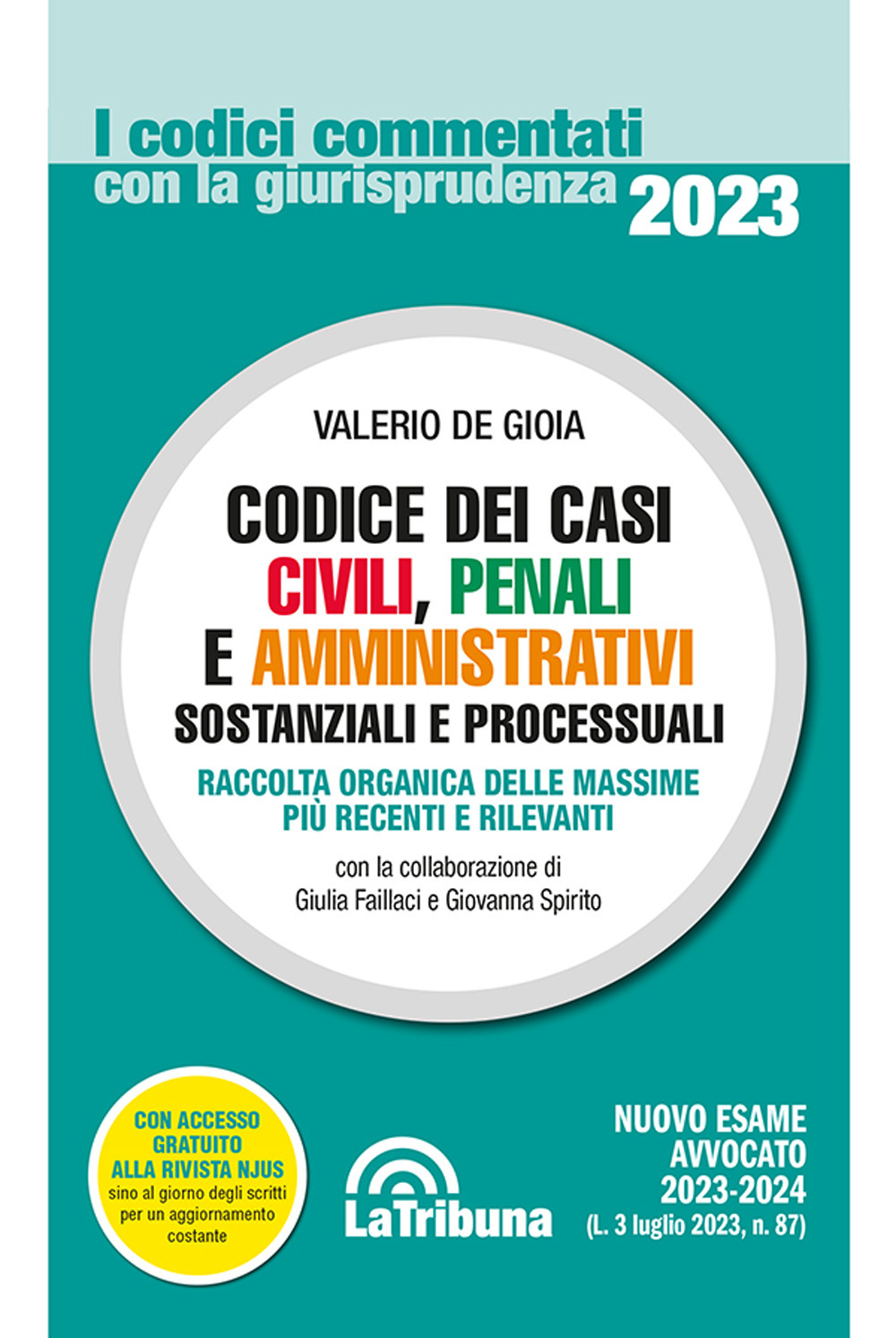 Codice dei casi civili, penali e amministrativi. Sostanziali e processuali