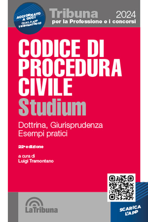 Codice di procedura civile Studium. Dottrina, giurisprudenza, schemi, esempi pratici. Con App Tribunacodici