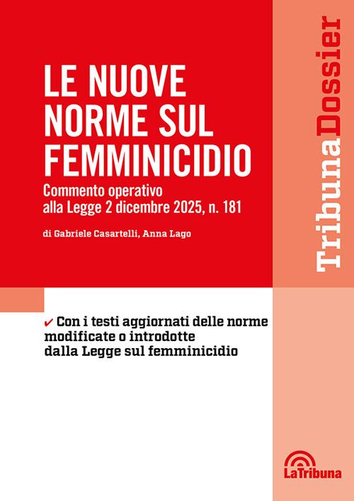 Le nuove norme sul femminicidio