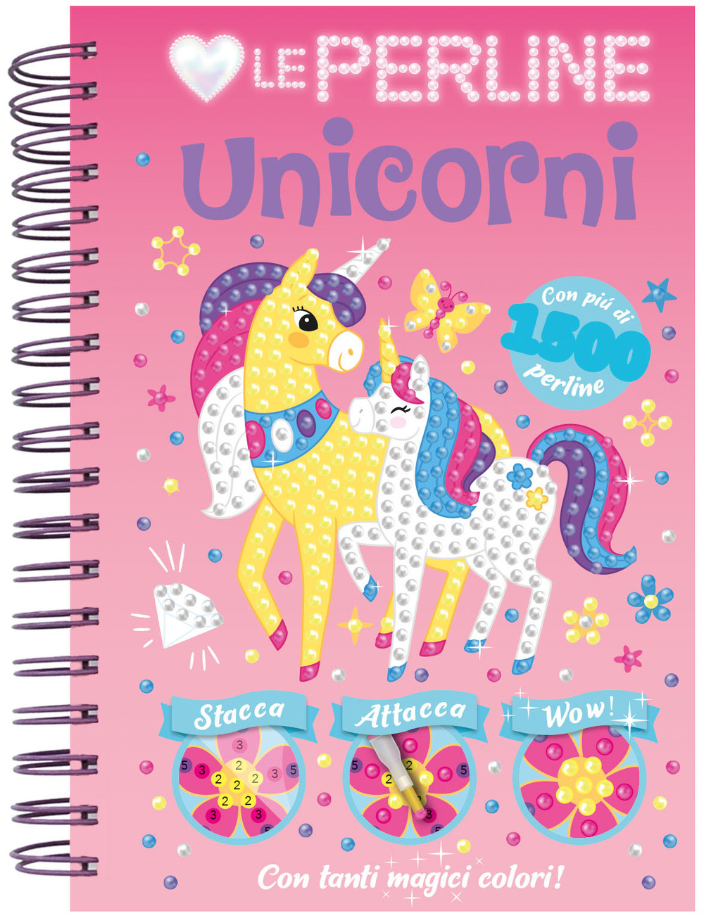 Amo le perline. Unicorni. Ediz. a colori. Con 1500 perline adesive