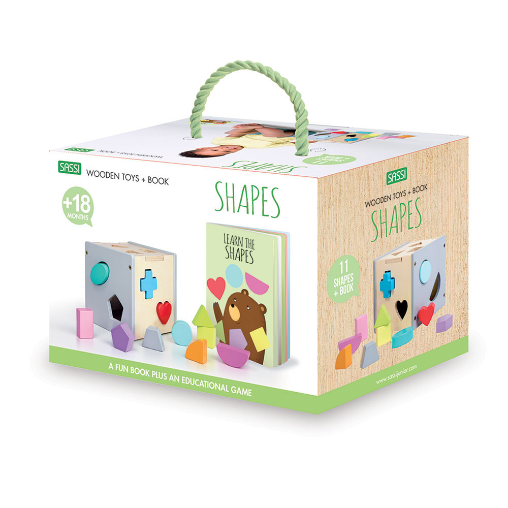 Shapes. Wooden toys. Ediz. a colori. Con gadget