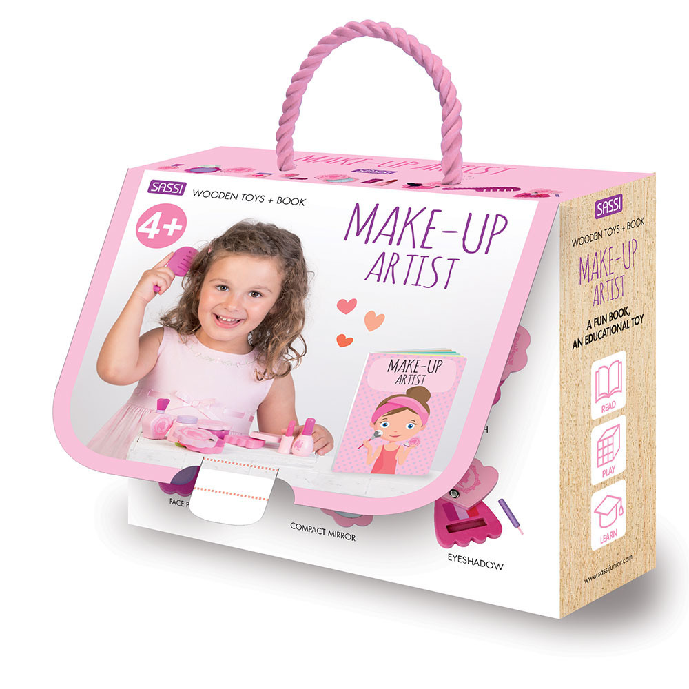 Make-up artist. Wooden toys. Ediz. a colori. Con Giocattolo