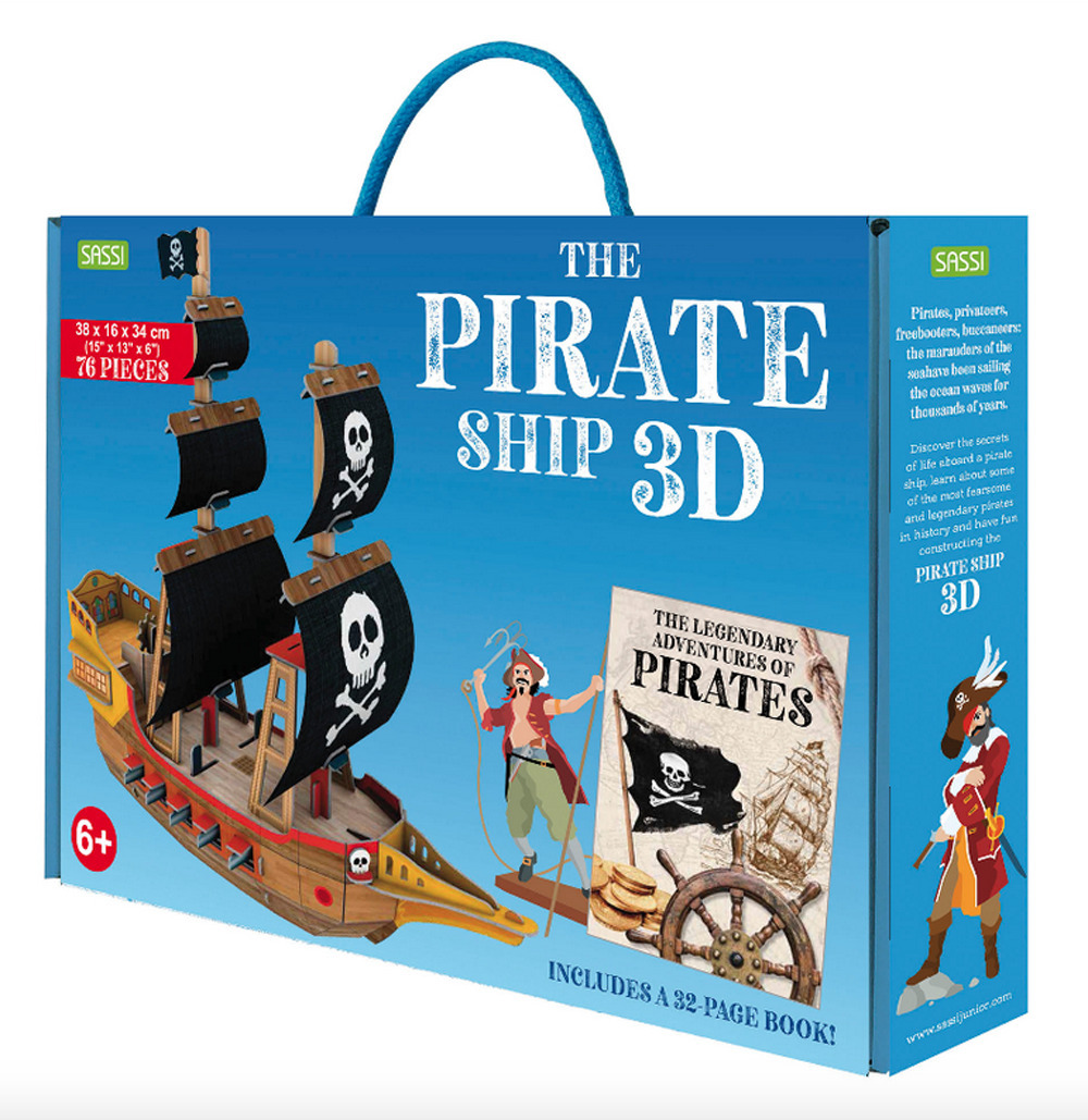 The Legendary Adventures of Pirates. 3D Pirate Ship. Ediz. a colori. Con Giocattolo