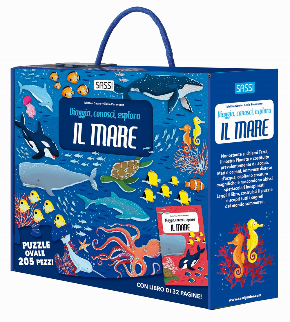 Il mare. Viaggia, conosci, esplora. Ediz. illustrata. Con puzzle