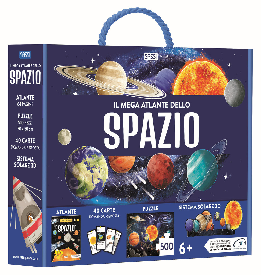 Il mega atlante dello spazio. Ediz. a colori. Con puzzle