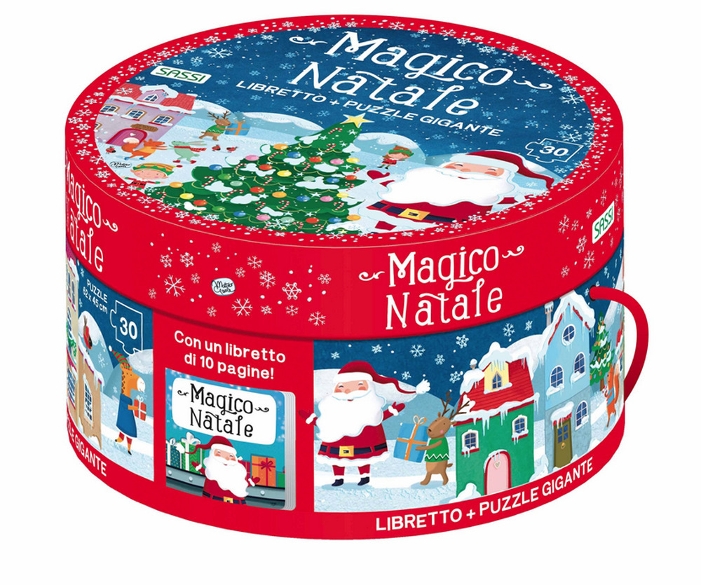 Magico Natale. Scatola tonda. Ediz. a colori. Con puzzle