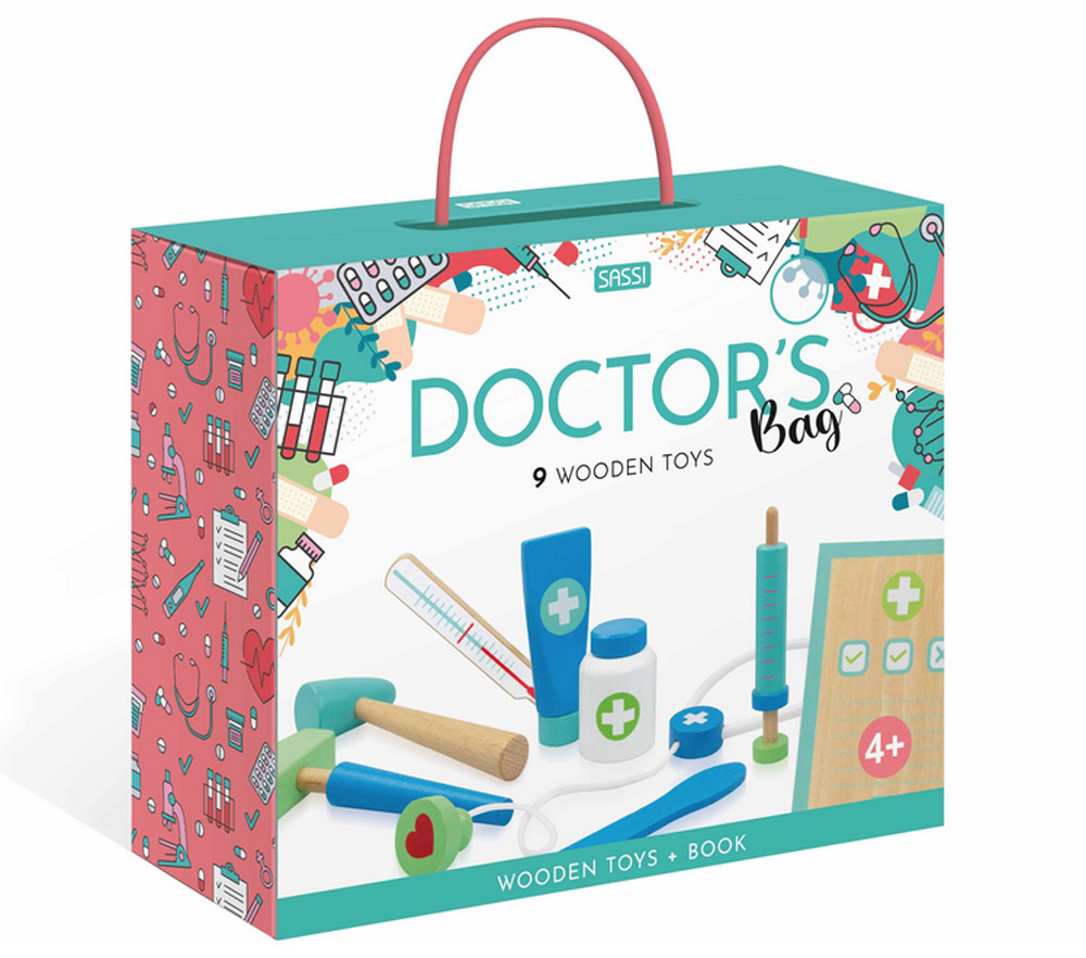 Doctor's bag. Wooden toys. Nuova ediz. Con 9 formine in legno