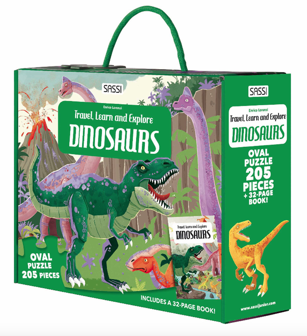 Dinosaurs. Travel, learn and explore. Ediz. a colori. Con puzzle