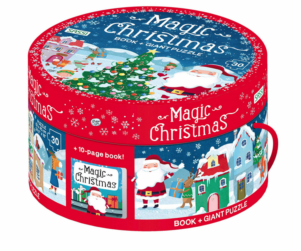 Magic Christmas. Round box. Ediz. a colori. Con puzzle