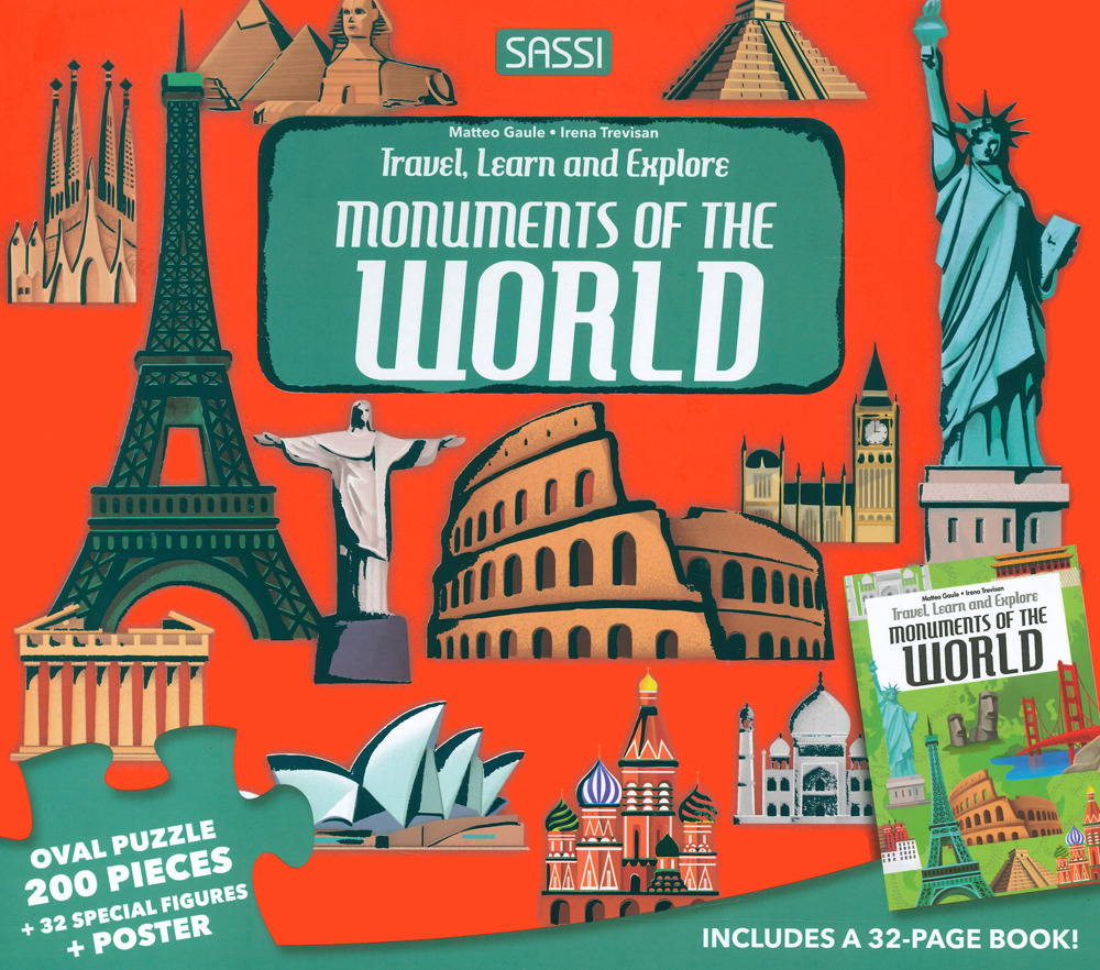 Monuments of the world. Travel, learn and explore. Ediz. a colori. Con puzzle