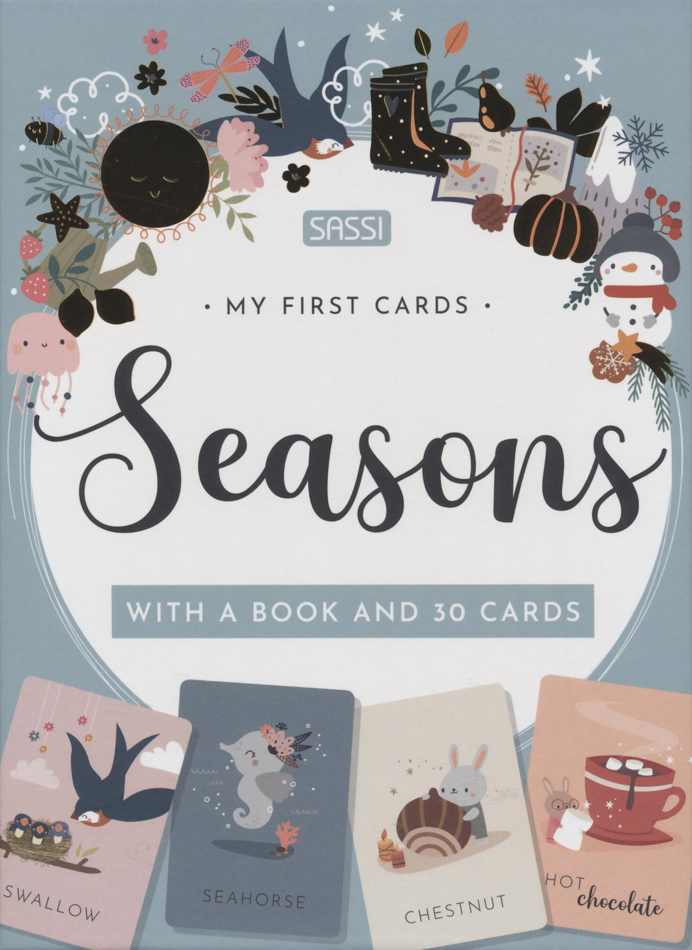 Seasons. My first cards. Ediz. a colori. Con 30 Carte