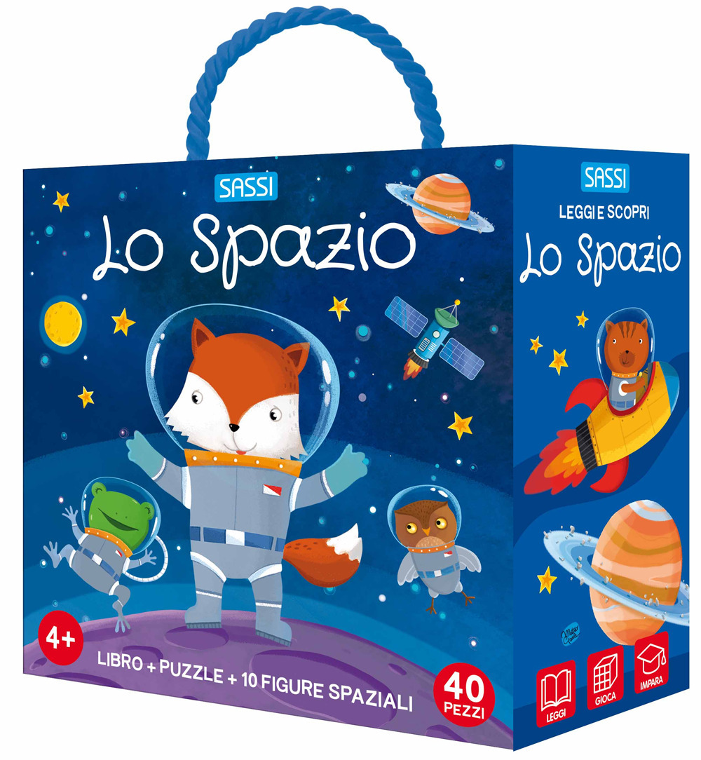 Lo spazio. Q-box. Ediz. a colori. Con 10 figure spaziali. Con puzzle