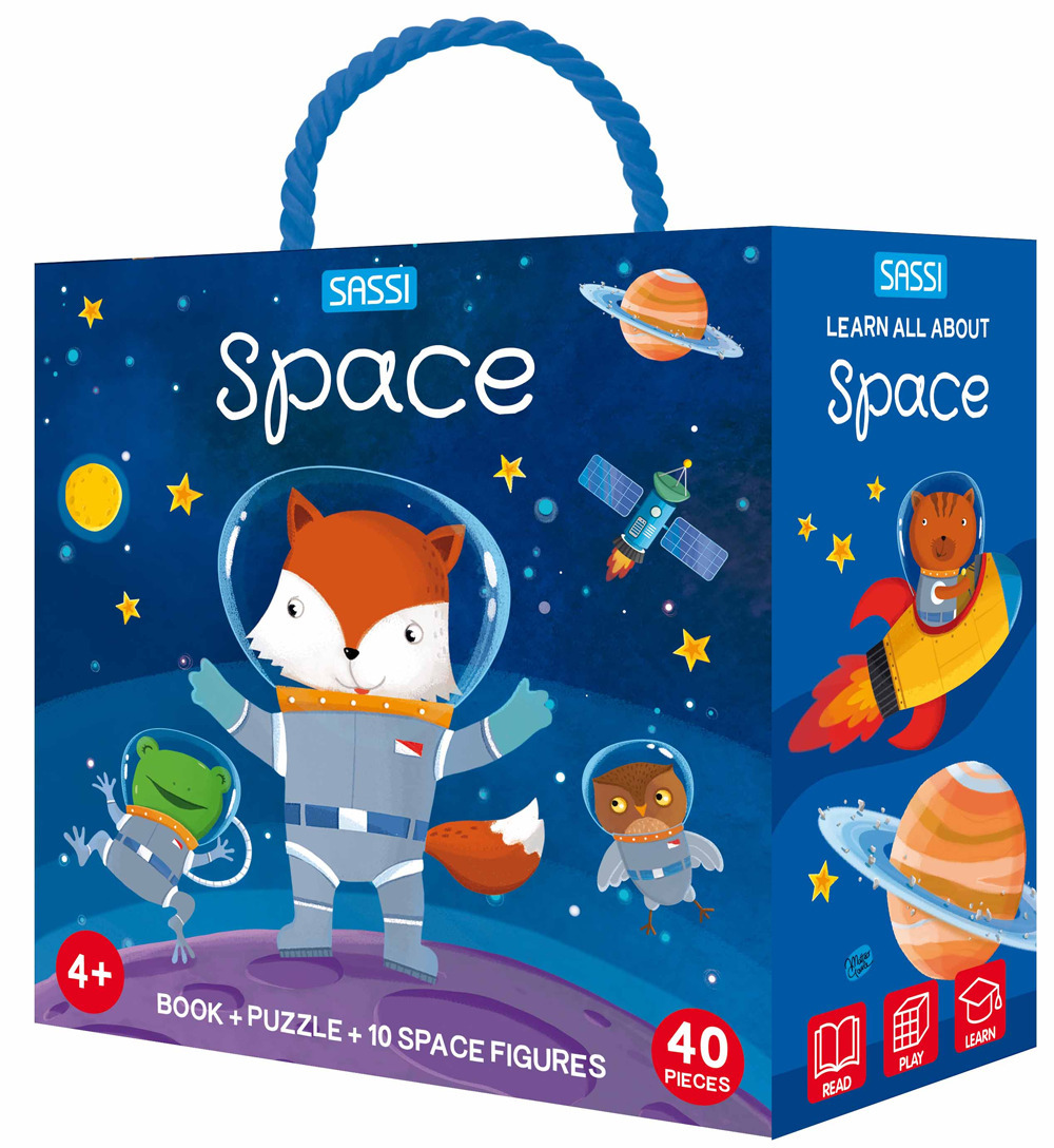 Space. Q-box. Ediz. a colori. Con 10 figure spaziali. Con puzzle