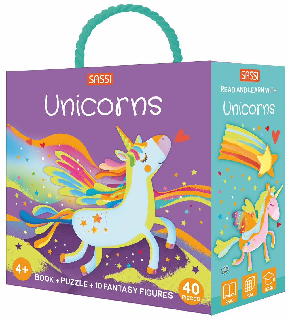 Unicorns. Q-box. Ediz. a colori. Con Gioco