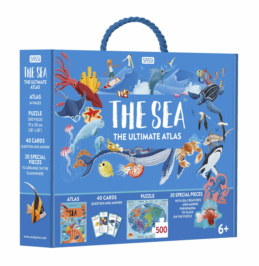 The sea. The ultimate atlas. Ediz. a colori. Con puzzle. Con 20 special pieces. Con 40 Carte