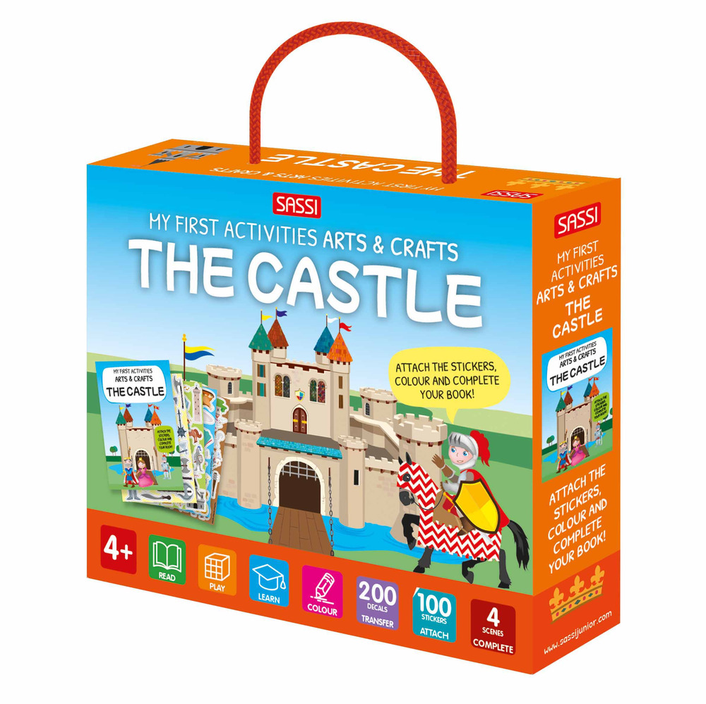 The castle. My first activities arts & crafts. Ediz. a colori. Con 200 decals. Con 4 scenes to complete. Con special tracing pen. Con 100 stickers