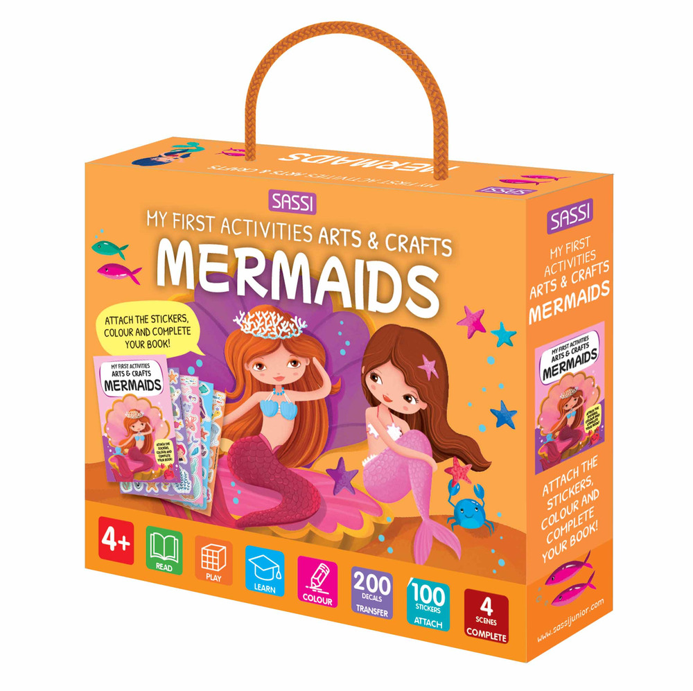 Mermaids. My first activities arts & crafts. Ediz. a colori. Con 200 decals. Con 4 scenes. Con 100 stickers