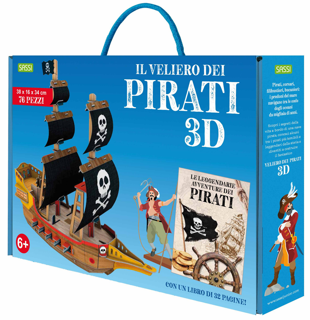 Le leggendarie avventure dei pirati. Il veliero 3D. Ediz. a colori. Con modellino