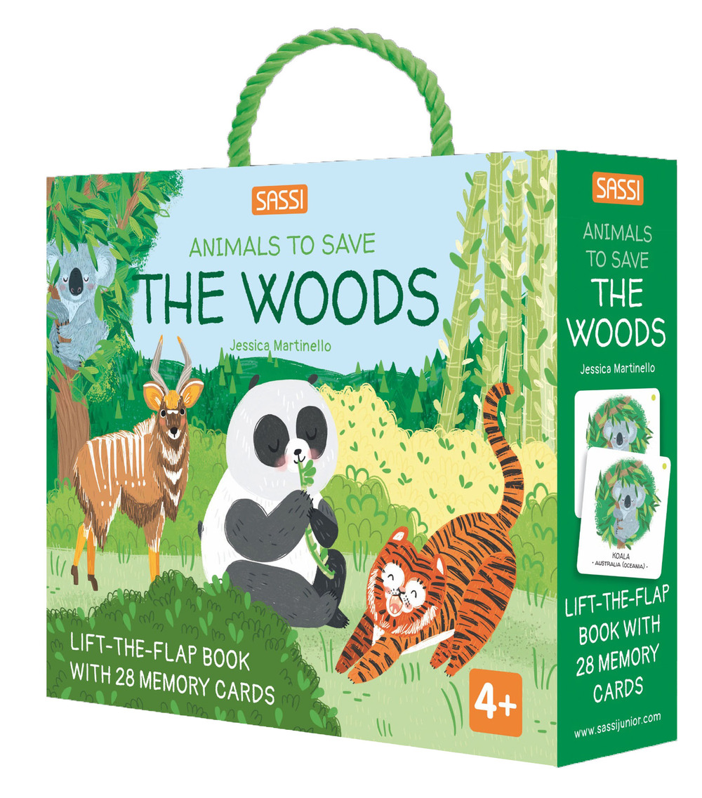 The woods. Animals to save. Ediz. a colori. Con 28 Memory cards