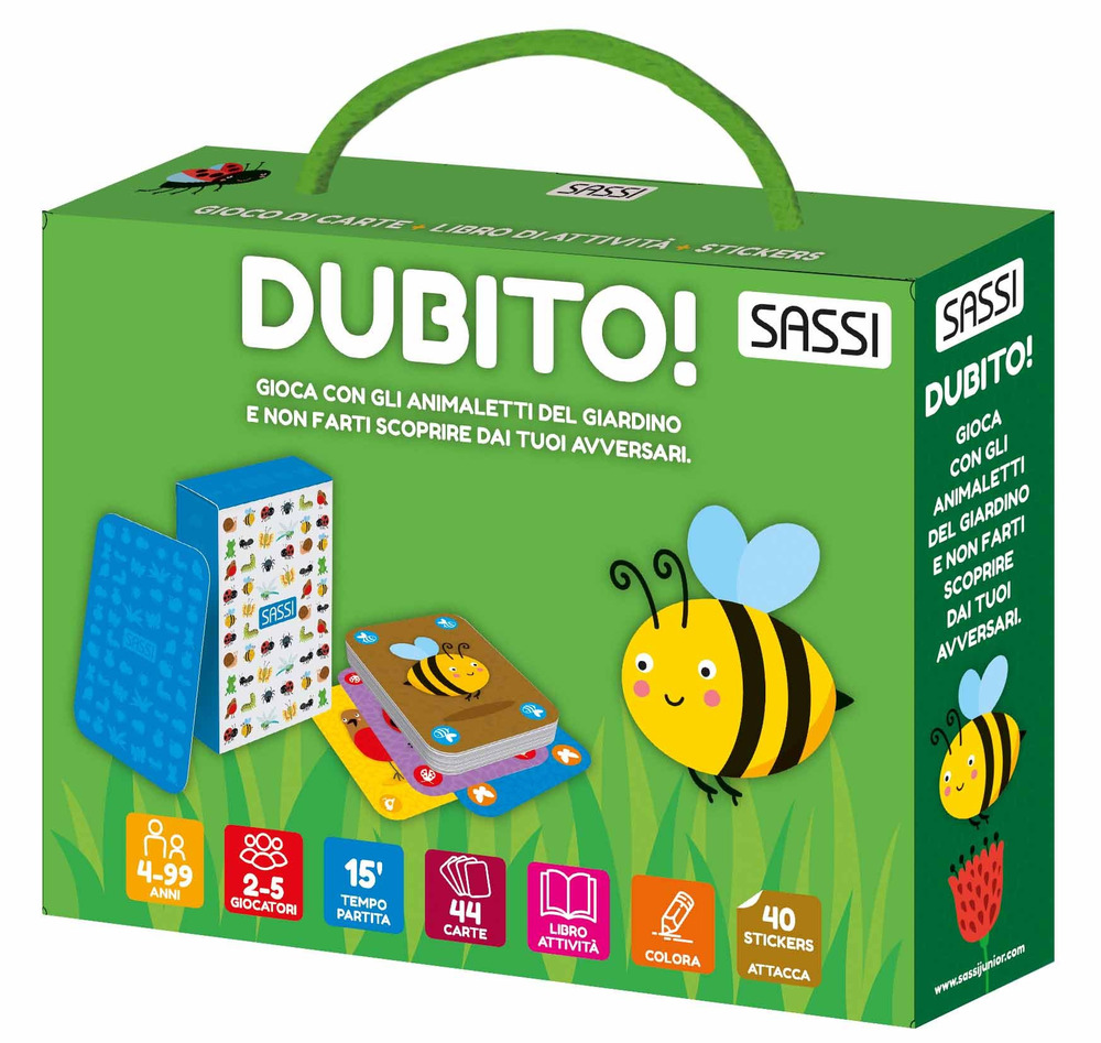 Dubito! Il giardino. Carte da gioco. Ediz. a colori. Con 44 Carte. Con 40 Adesivi