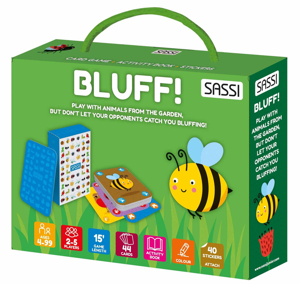 Bluff! The garden. Card Games. Ediz. a colori. Con 44 Carte. Con 40 Adesivi