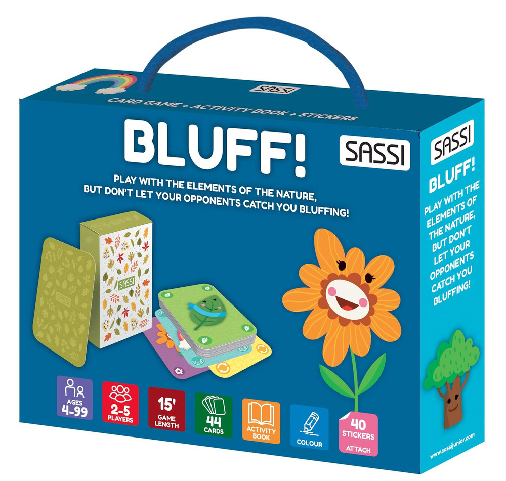 Bluff! Nature. Ediz. a colori. Con 44 Carte. Con 40 Adesivi