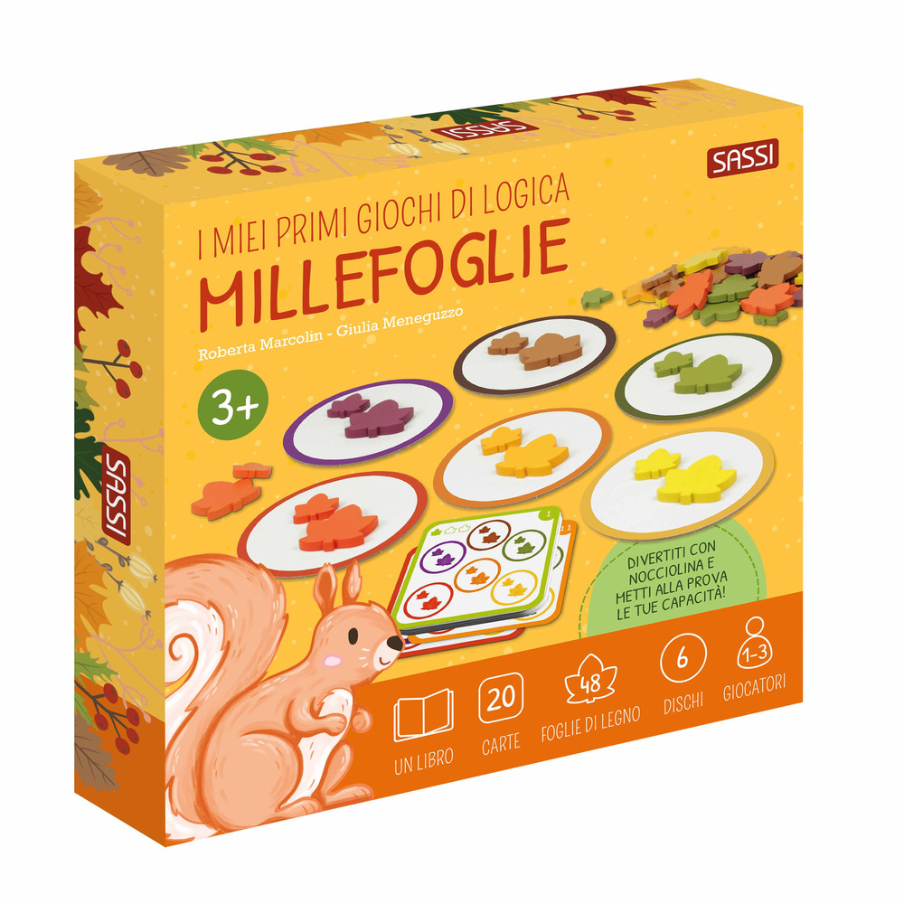 Millefoglie. I miei primi giochi di logica - Roberta Marcolin - Libro - Sassi