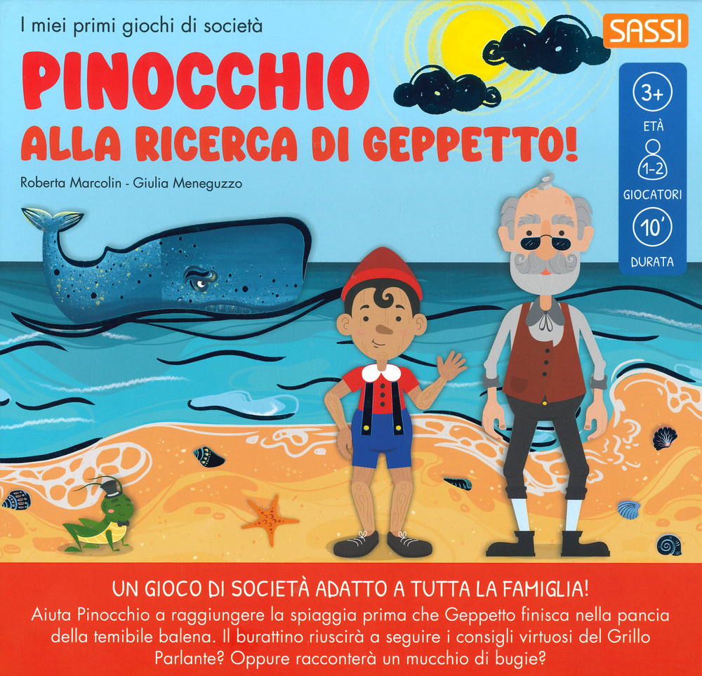 Pinocchio. Alla ricerca di Geppetto. I miei primi giochi di società. Con gadget