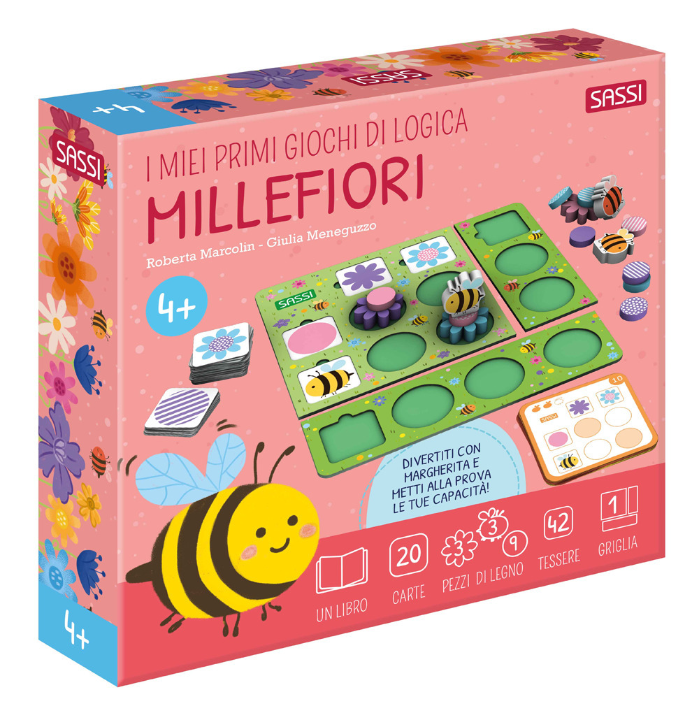 Millefiori. I miei primi giochi di logica - Roberta Marcolin - Libro - Sassi