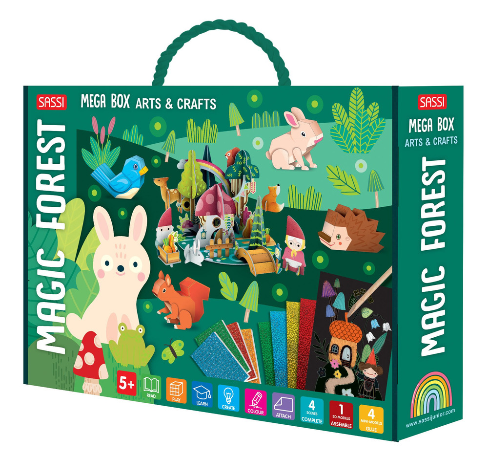 The enchanted forest. Mega box arts & crafts. Ediz. a colori. Con Gioco