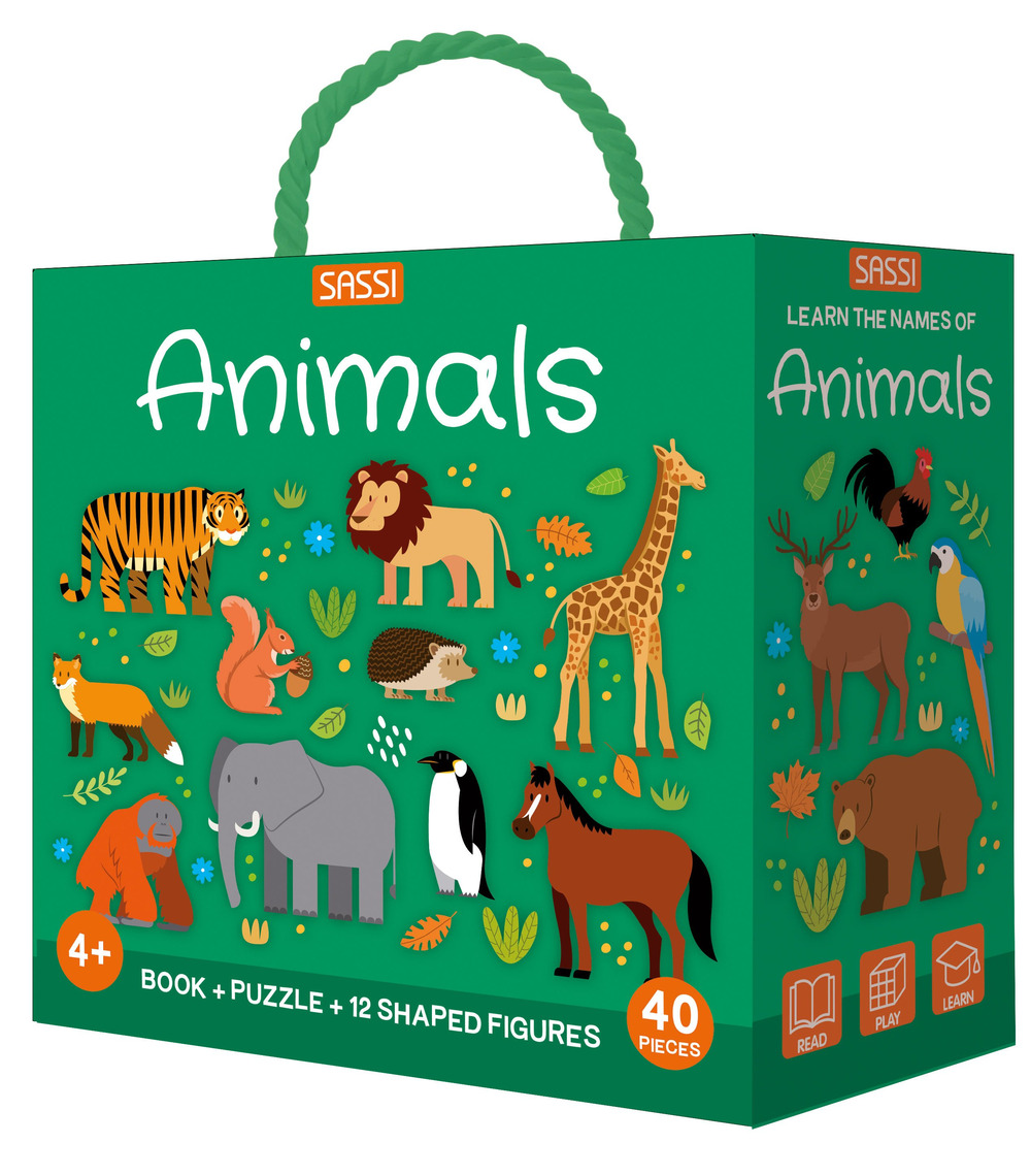 Animals. Q-box. Ediz. a colori. Con puzzle