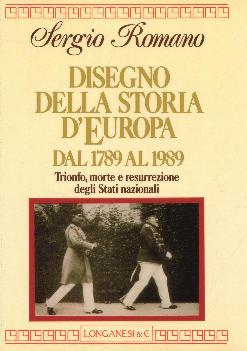 Disegno della storia d'Europa dal 1789 al 1989