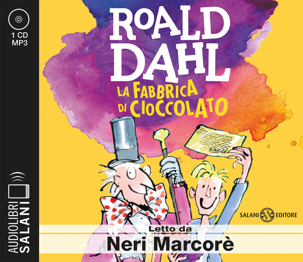 La fabbrica di cioccolato letto da Neri Marcorè. Audiolibro. CD Audio formato MP3