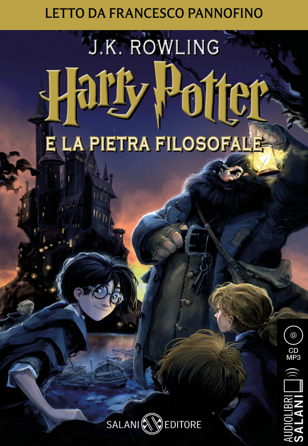 Harry Potter e la pietra filosofale letto da Francesco Pannofino. Audiolibro. CD Audio formato MP3. Vol. 1