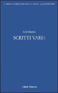 Scritti vari. Vol. 1