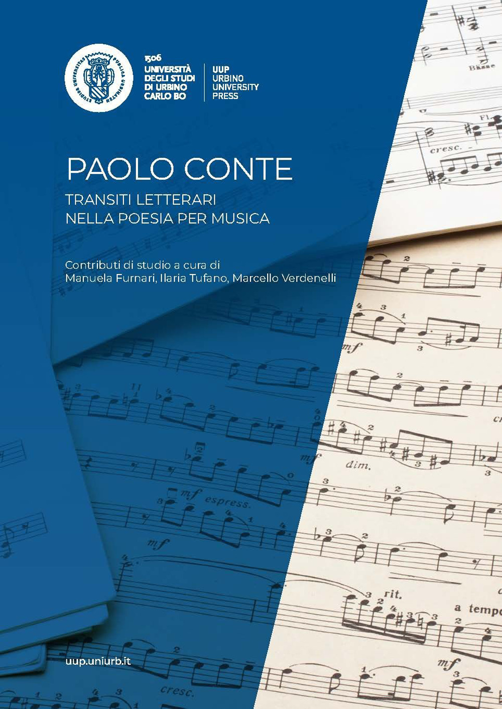 Paolo Conte. Transiti letterari nella poesia per musica - Libro - Urbino University Press