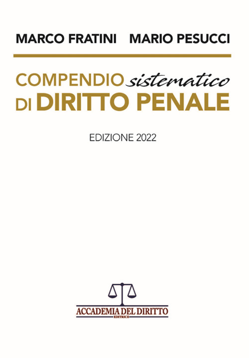 Compendio sistematico di diritto penale