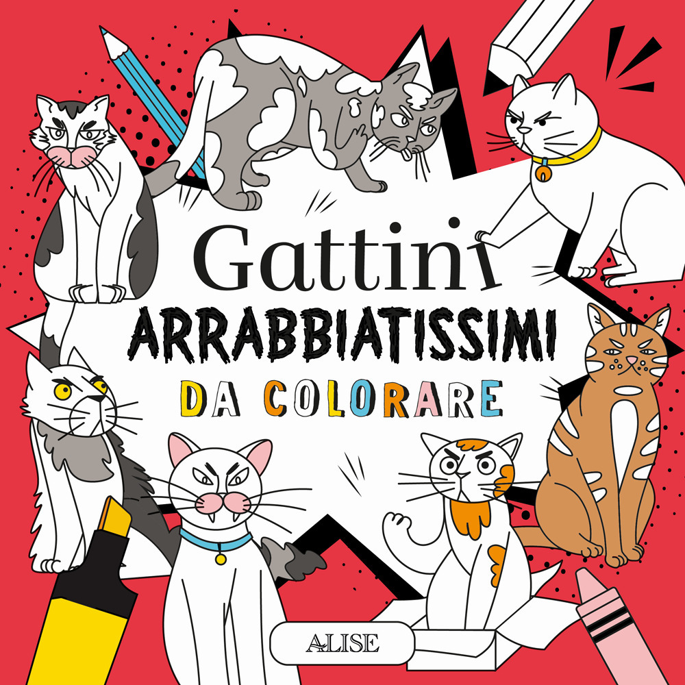 Gattini arrabbiatissimi da colorare. Ediz. illustrata