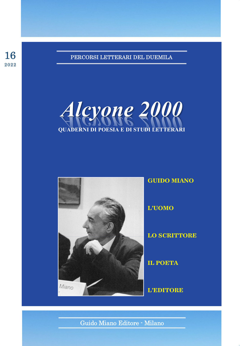 Alcyone 2000. Quaderni di poesia e di studi letterari. Vol. 16 - Libro - Guido Miano Editore