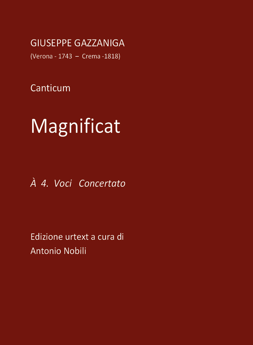 Magnificat - Antonio Nobili - Libro - Youcanprint