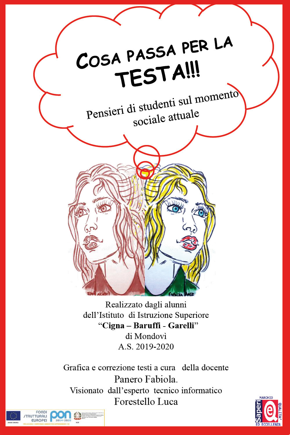 Cosa passa per la testa!!! Pensieri di studenti sul momento sociale attuale - Fabiola Panero; Luca Forestello - Libro - Youcanprint