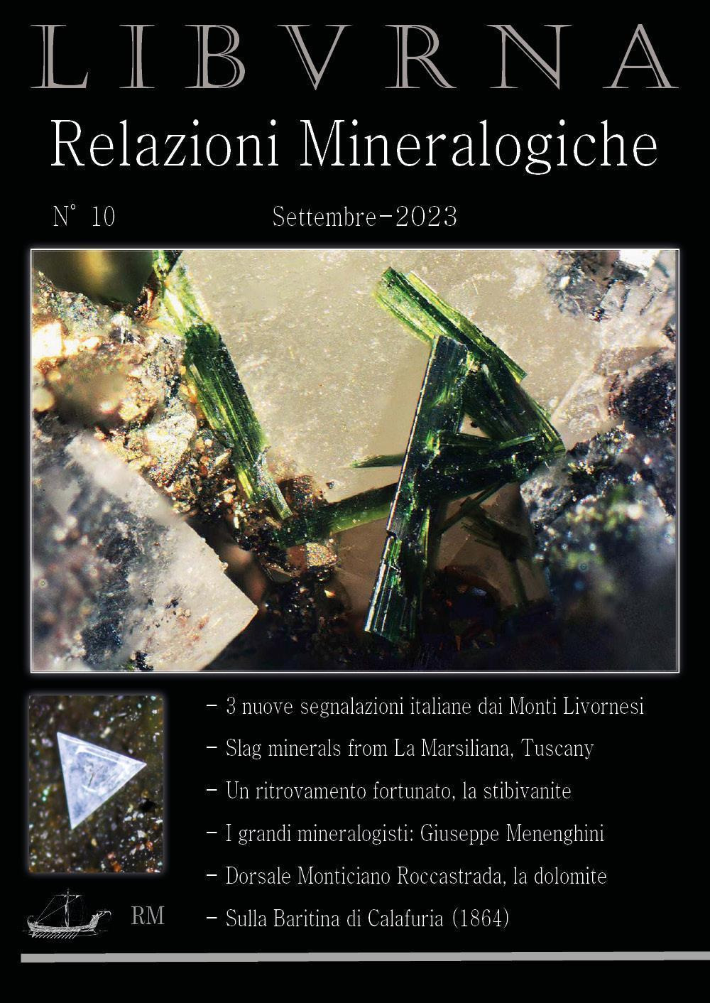 Relazioni mineralogiche. Libvrna. Vol. 10