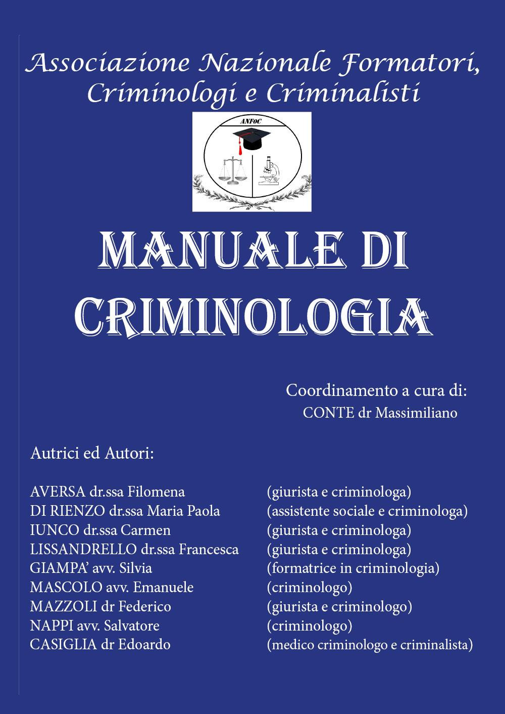 Manuale di criminologia - Libro - Youcanprint