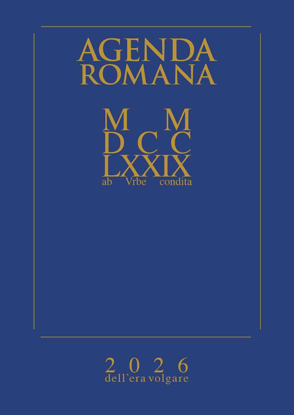 Agenda romana settimanale 2026 - Libro - Victrix