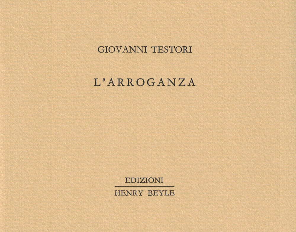 L'arroganza