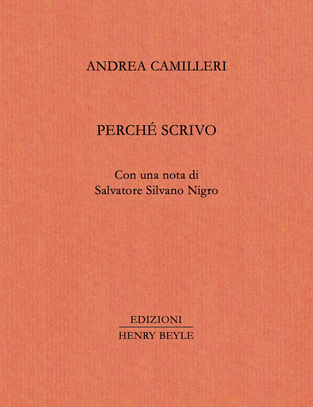 Perché scrivo