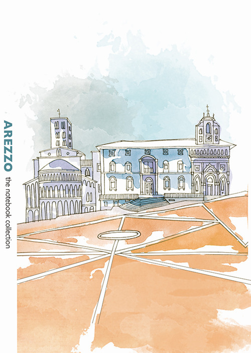 Arezzo. Piazza Grande. The notebook collection. Ediz. italiana e inglese - Angelica Bardi - Libro - Toscana Book