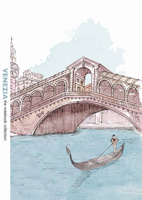 Venezia. Ponte di Rialto. The notebook collection. City notebook. Ediz. italiana e inglese - Angelica Bardi - Libro - Toscana Book